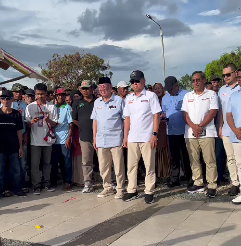 Andi Sumangerukka Kampanye di Lapangan Pulau Tambako Bombana, Janji Wujudkan Layanan Kesehatan Berkeadilan